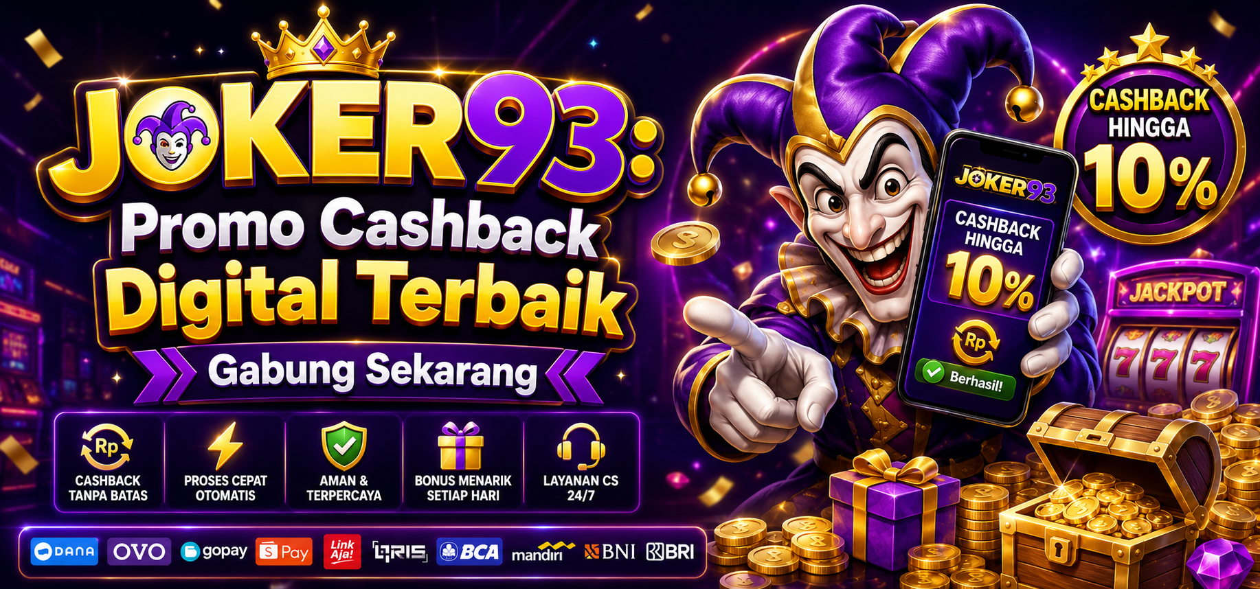 JOKER93: Promo Cashback Digital Terbaik